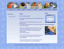 Tablet Screenshot of dwergpapegaaitjes.nl